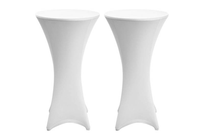 Beautissu Stehtischhusse Stella, 2er Set Stretch Ø60-65cm von Beautissu