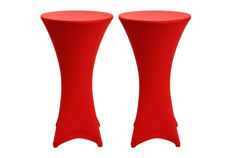 Beautissu Stehtischhusse Stella, 2er Set Stretch Ø80-85cm von Beautissu