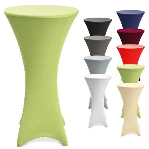 Beautissu Stretch Stehtisch Hussen 80cm Grün – Waschbar Bügelfrei Stehtisch Hussen für Stehtische Stehtischhussen rutschfest Verstärkung Fußbereich Tischhusse Tischdecke Stehtisch Rund – Stella Beautissu Stretch Stehtisch Hussen 80cm Grün – Waschbar Bügelfrei Stehtisch Hussen für Stehtische Stehtischhussen rutschfest Verstärkung Fußbereich Tischhusse Tischdecke Stehtisch Rund – Stella von Beautissu