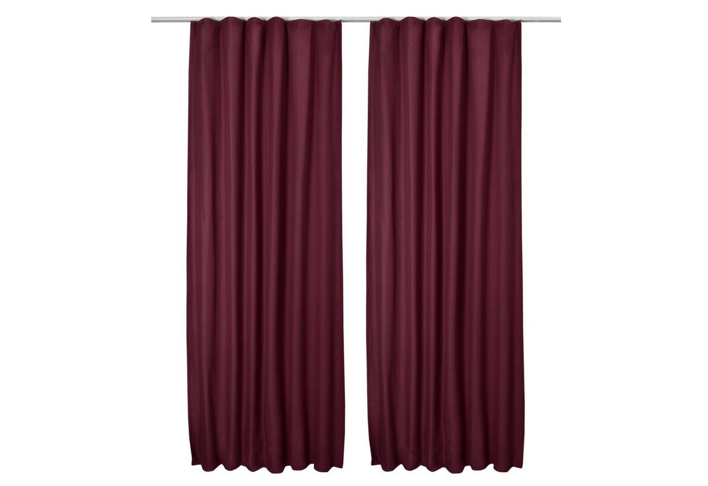 Beautissu Vorhang Amelie Luna, 2er Set Kräuselband Thermogardine 140x245cm Beautissu Vorhang Amelie Luna, 2er Set Kräuselband Thermogardine 140x245cm von Beautissu