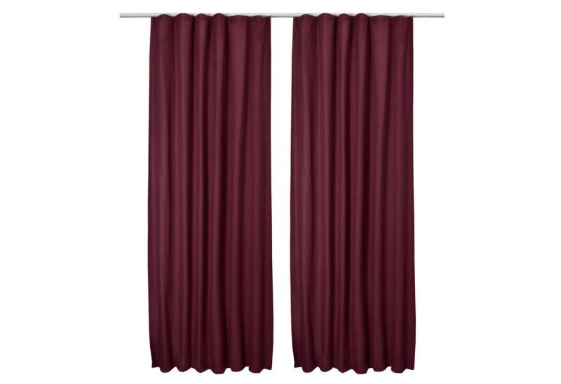 Beautissu Vorhang Amelie Luna, 2er Set Kräuselband Thermogardine 140x245cm von Beautissu