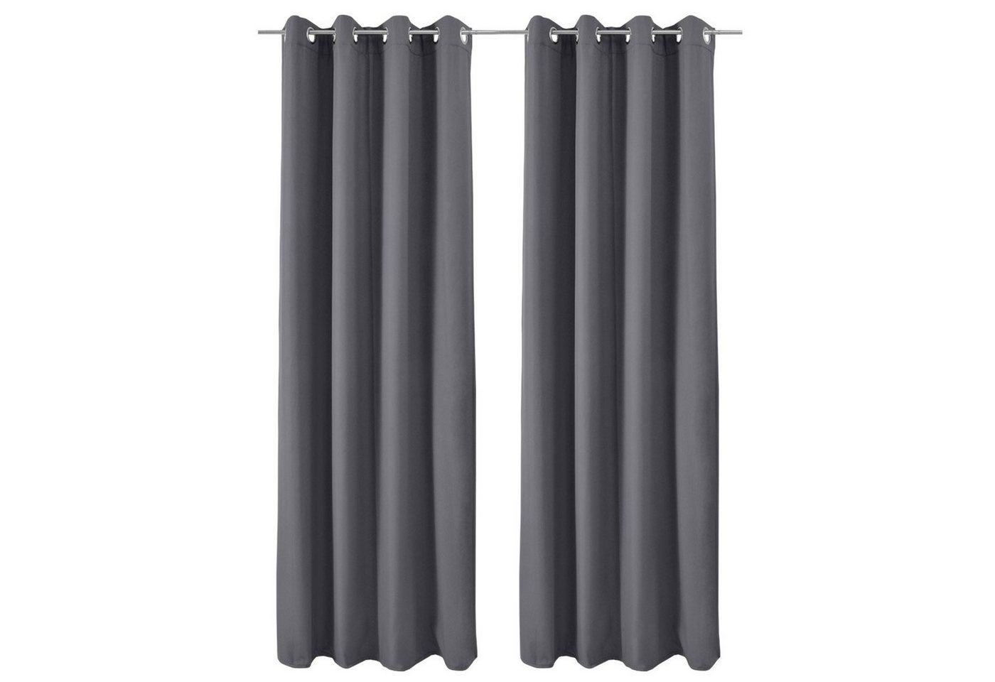 Beautissu Vorhang Amelie Luna, 2er Set Ösenschal thermo 140x245cm Beautissu Vorhang Amelie Luna, 2er Set Ösenschal thermo 140x245cm von Beautissu