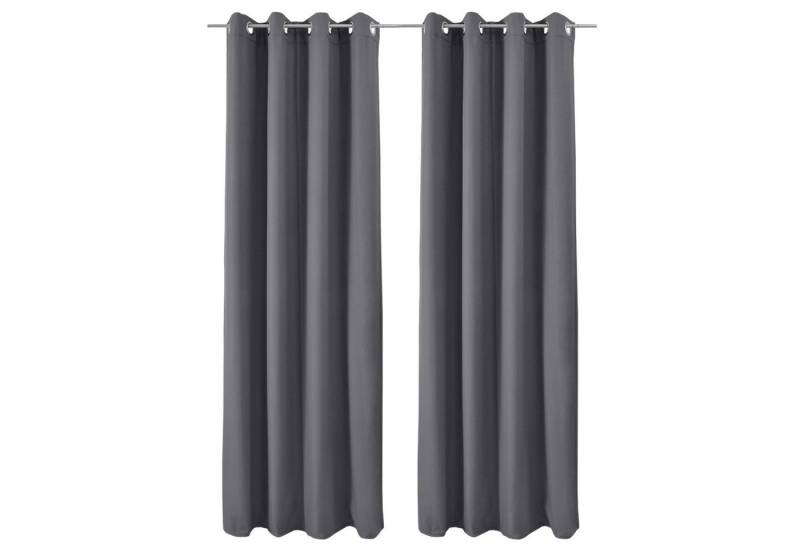 Beautissu Vorhang Amelie Luna, 2er Set Ösenschal thermo 140x245cm Beautissu Vorhang Amelie Luna, 2er Set Ösenschal thermo 140x245cm von Beautissu