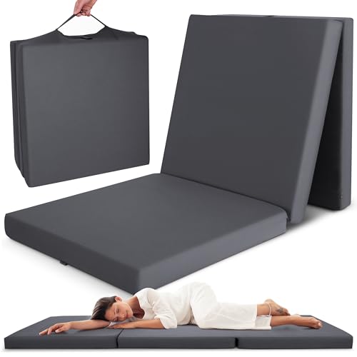 Klappmatratze Gästebett klappbar 90x200 cm Faltmatratze – Beautissu Gästematratze faltbar Reisematratze Klappbett Gäste Matratze – Campix Camping Matratze Tragegriff Bodenmatratze waschbar Anthrazit Klappmatratze Gästebett klappbar 90x200 cm Faltmatratze – Beautissu Gästematratze faltbar Reisematratze Klappbett Gäste Matratze – Campix Camping Matratze Tragegriff Bodenmatratze waschbar Anthrazit von Beautissu