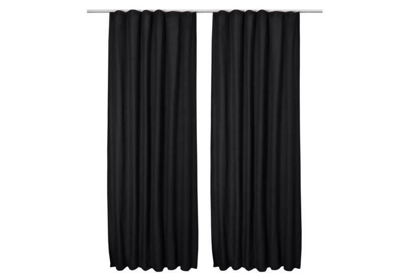 Beautissu Vorhang Amelie Luna, 2er Set Kräuselband Thermogardine 140x245cm von Beautissu