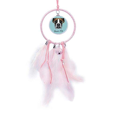 Beauty Gift Lop-eard Boxer Hund Haustier Tier Traumfänger kleine Glocke Schlafzimmer Dekor von Beauty Gift