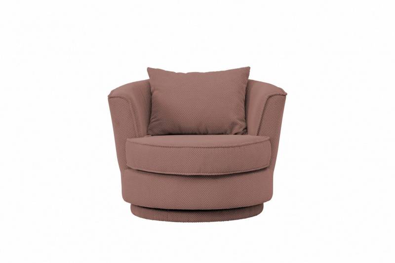 Beauty.Scouts Drehsessel "Hamptons" - in altrosa, Webstoff, 95x77x 95, Wohnzimmer von Beauty.Scouts