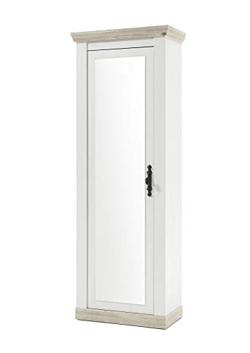 Beauty.Scouts Schrank Flurschrank Kiruna II Pinie weiß Nachbildung Oslo Pinie Spiegel 73x201x38cm Stauraumschrank Aufbewahrungsschrank Deelenschrank Flurmöbel Beauty.Scouts Schrank Flurschrank Kiruna II Pinie weiß Nachbildung Oslo Pinie Spiegel 73x201x38cm Stauraumschrank Aufbewahrungsschrank Deelenschrank Flurmöbel von Beauty.Scouts