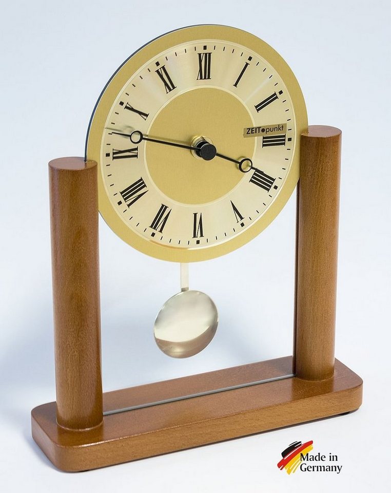 Beauty.Scouts Tischuhr Analoge Tischuhr Standuhr "Madrie" Uhr mit Pendel, 23x19 cm von Beauty.Scouts