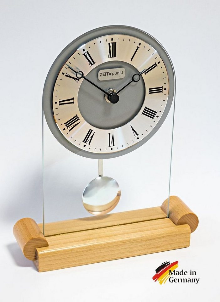 Beauty.Scouts Tischuhr Analoge Tischuhr Standuhr Rennes" Uhr mit Pendel, 23x18 cm" von Beauty.Scouts