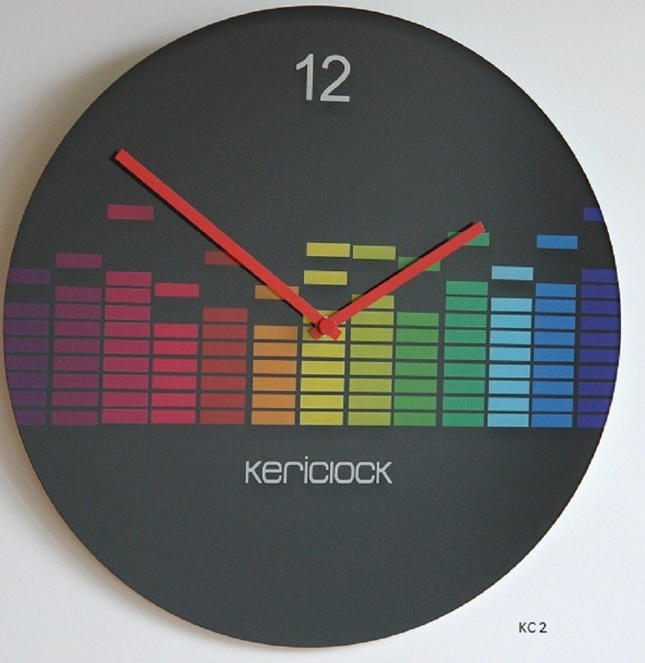 Beauty.Scouts Wanduhr Quartz Wanduhr "Beat" aus Glas mit Soundkurve, Ø 40 cm Beauty.Scouts Wanduhr Quartz Wanduhr "Beat" aus Glas mit Soundkurve, Ø 40 cm von Beauty.Scouts