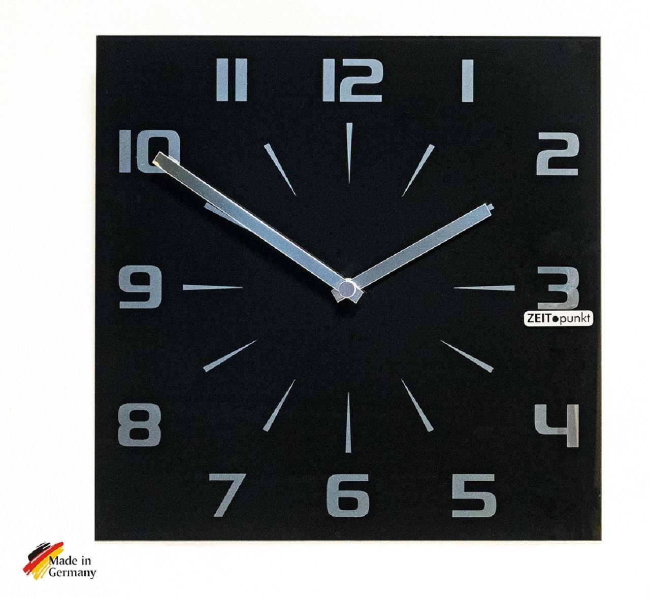 Beauty.Scouts Wanduhr Quartz Wanduhr "Venedig Black" aus Glas, schwarz, 33 x 33 cm Beauty.Scouts Wanduhr Quartz Wanduhr "Venedig Black" aus Glas, schwarz, 33 x 33 cm von Beauty.Scouts