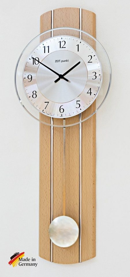 Beauty.Scouts Wanduhr Quarz Wanduhr "Florian" Buche, diamantgedrehtes Ziffernblatt, 23x58 cm Beauty.Scouts Wanduhr Quarz Wanduhr "Florian" Buche, diamantgedrehtes Ziffernblatt, 23x58 cm von Beauty.Scouts