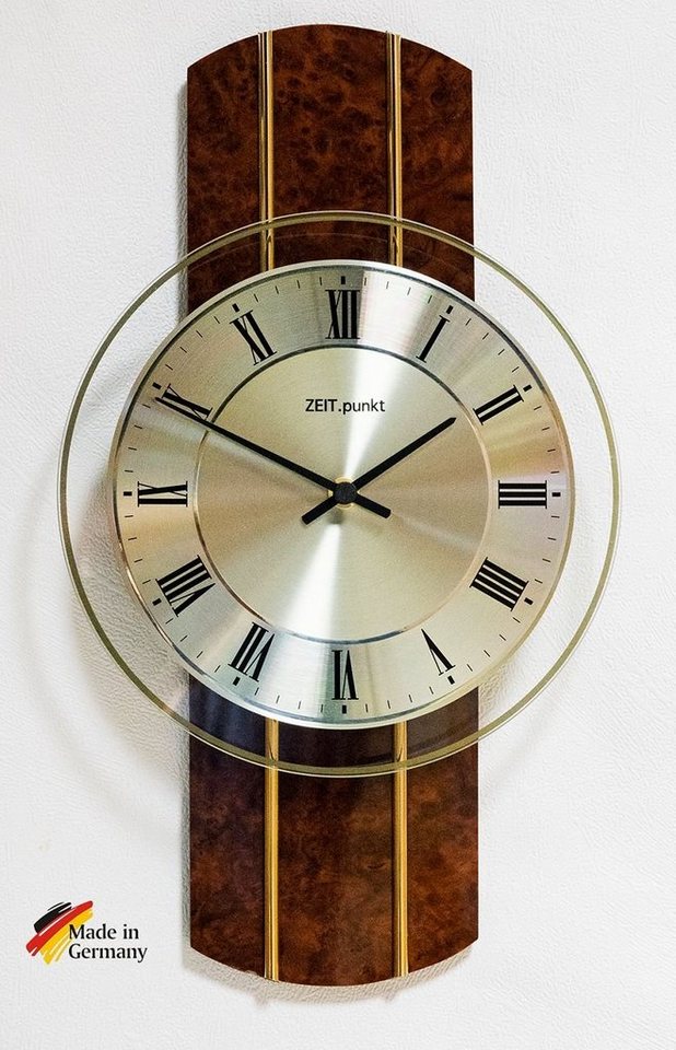 Beauty.Scouts Wanduhr Quarz Wanduhr "Noah" Glas, Korpus Wurzelholz, Nussbaumoptik, 23x40 cm Beauty.Scouts Wanduhr Quarz Wanduhr "Noah" Glas, Korpus Wurzelholz, Nussbaumoptik, 23x40 cm von Beauty.Scouts