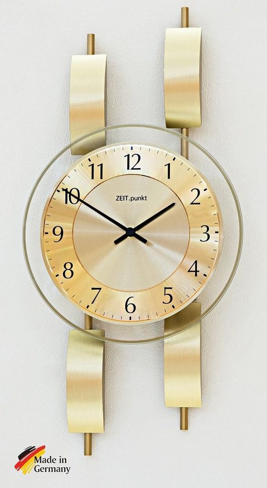 Beauty.Scouts Wanduhr Quarzwanduhr "Nicki" Glas, diamantgedrehtes Ziffernblatt, 23x50cm Beauty.Scouts Wanduhr Quarzwanduhr "Nicki" Glas, diamantgedrehtes Ziffernblatt, 23x50cm von Beauty.Scouts