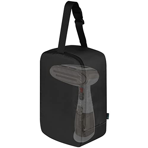 Beautyflier Reise-Dampfgarer-Tasche für Conair, tragbare Dampfgarer-Hülle, Handdampf-Halter, Eisen-Etui-Organizer mit hängendem Schnallenriemen, nur Tasche (schwarz) von Beautyflier