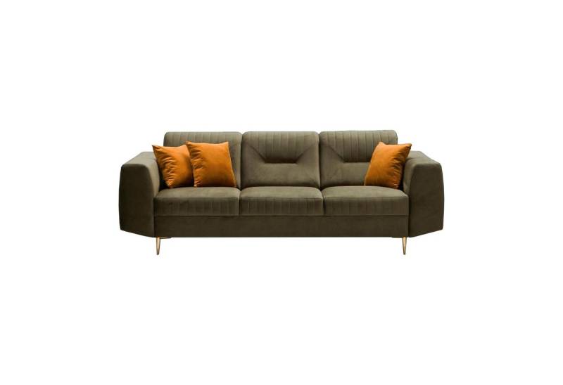 Beautysofa 3-Sitzer VENEZIA, Polstersofa im modernes Design von Beautysofa