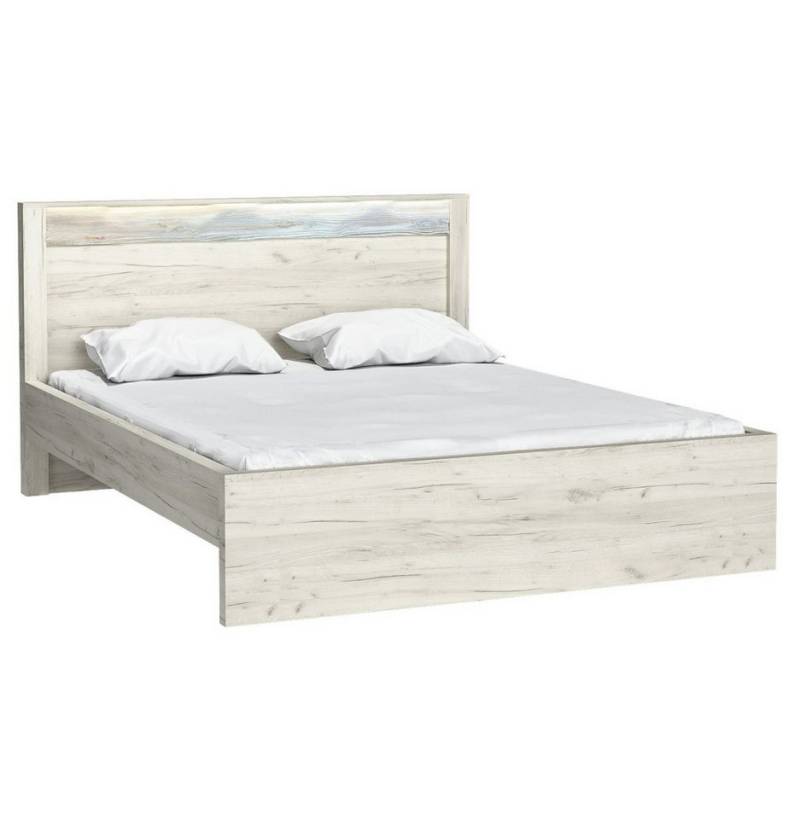Beautysofa Bett Polis I-19 160x200, Doppelbett, Kopfteil mit LED-Beleuchtung von Beautysofa
