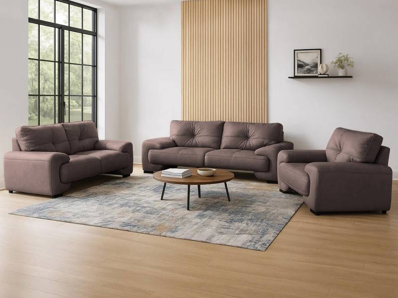 Beautysofa Big-Sofa Polstergarnitur Omega Set 3+2+1 Sofa Wohnzimmer Sofagarnitur, Modern Design Beautysofa Big-Sofa Polstergarnitur Omega Set 3+2+1 Sofa Wohnzimmer Sofagarnitur, Modern Design von Beautysofa
