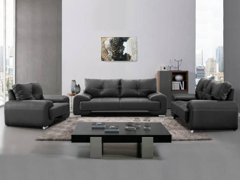 Beautysofa Big-Sofa Polstergarnitur Omega Set 3+2+1 Sofa Wohnzimmer Sofagarnitur, Modern Design Beautysofa Big-Sofa Polstergarnitur Omega Set 3+2+1 Sofa Wohnzimmer Sofagarnitur, Modern Design von Beautysofa