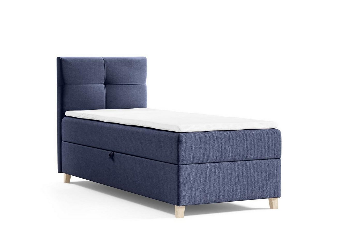 Beautysofa Boxspringbett Modern Boxspringbett mit Topper HELEN MINI Schlafzimmer, mit Matratze Beautysofa Boxspringbett Modern Boxspringbett mit Topper HELEN MINI Schlafzimmer, mit Matratze von Beautysofa
