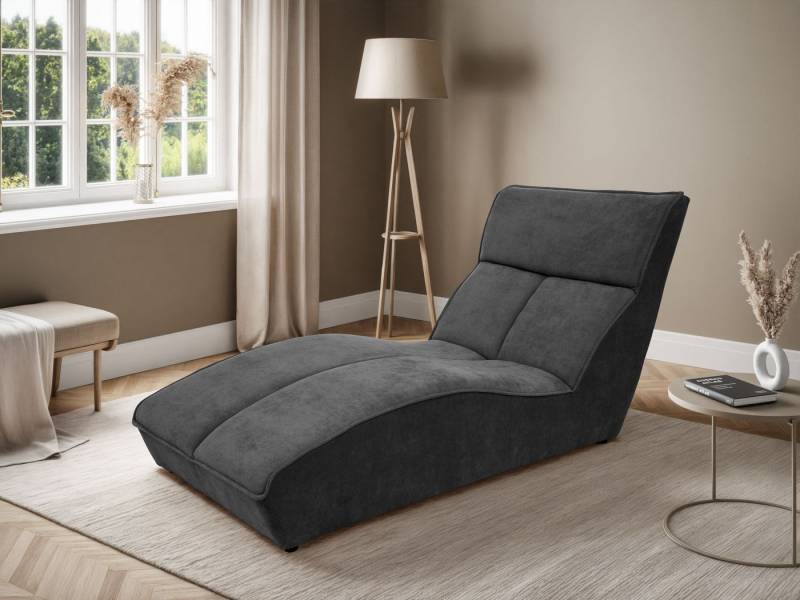 Beautysofa Chaiselongue SAN DIEGO im Velours, Recamiere, Sofa mit Chaiselongue von Beautysofa