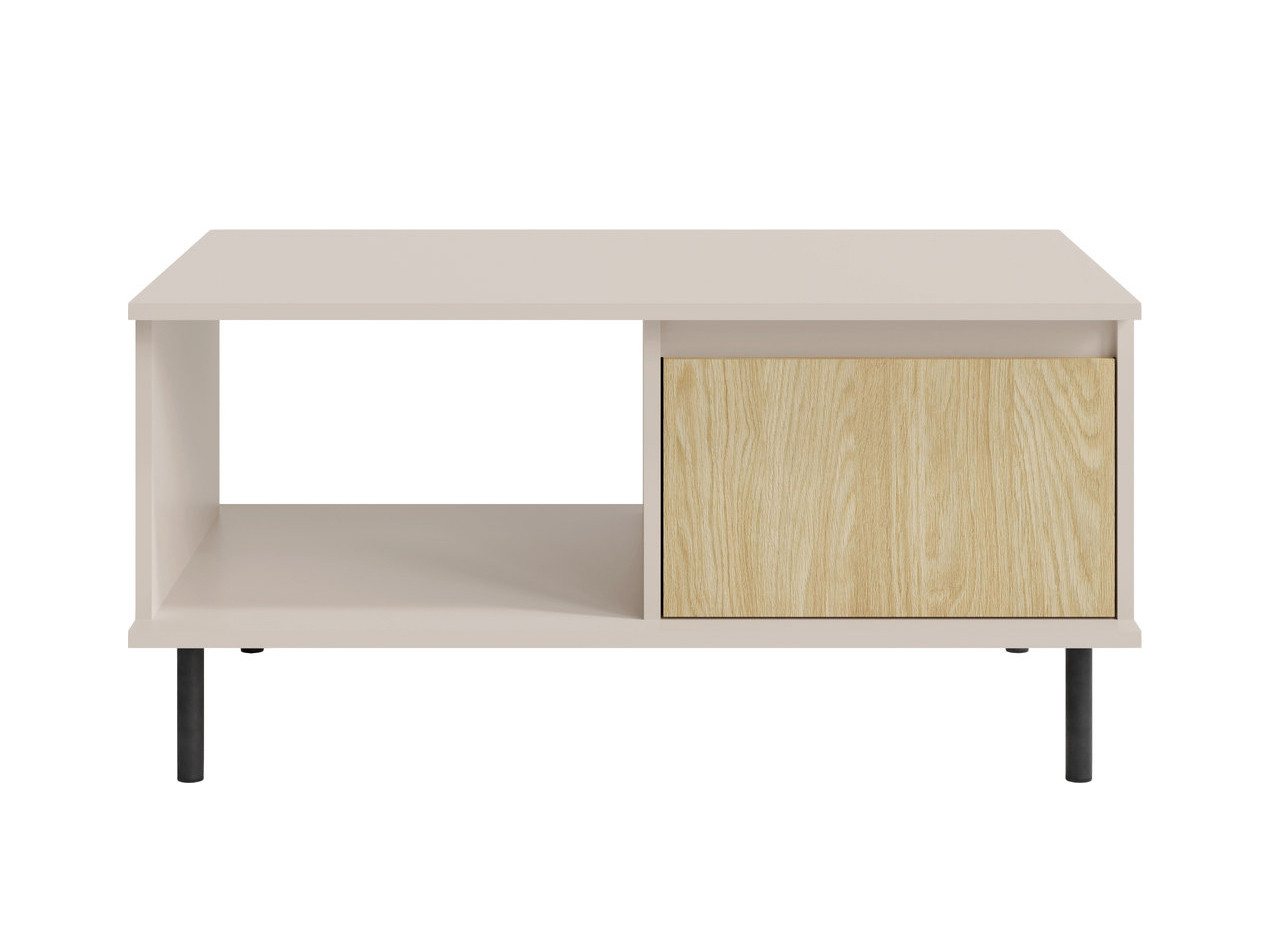 Beautysofa Couchtisch MONAKO mit 1 Schublade grifflos (mit Metallfüße & -griffe, im moderner Stil), Breite: 97 cm von Beautysofa