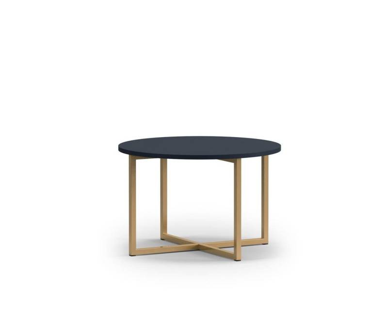 Beautysofa Couchtisch Pula 60 (Marineblau oder Schwarz Kaffeetisch), im modernes Stil, 60 cm Roundtisch von Beautysofa