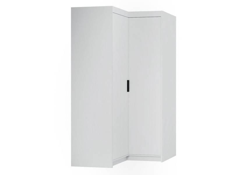 Beautysofa Eckschrank ELENA 2D 2-Türig mit Kleiderstange von Beautysofa