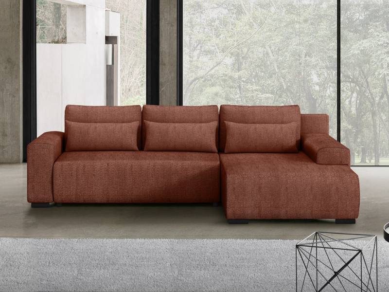 Beautysofa Ecksofa Benny, mit Schlaffunktion, Bettkasten, Wellenfedern, stilvoll Polsterecke im modernes Design, L-förmiges Corner Sofa aus Cordstoff von Beautysofa