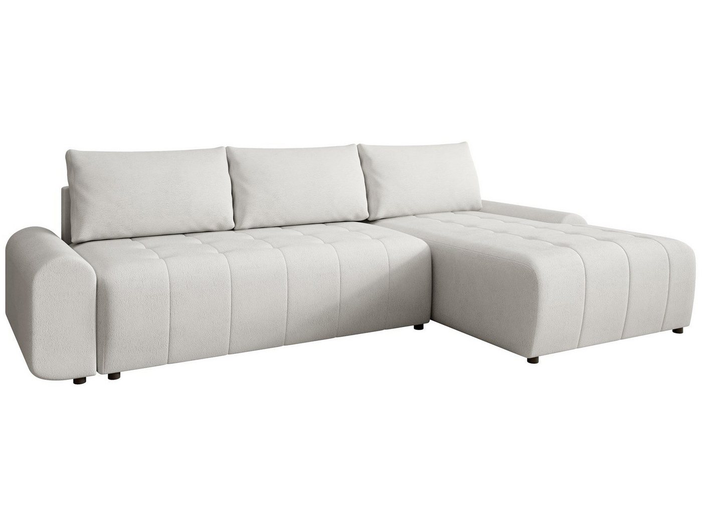 Beautysofa Ecksofa COSTA mit Schlaffunktion & Bettkasten, modernes Design von Beautysofa