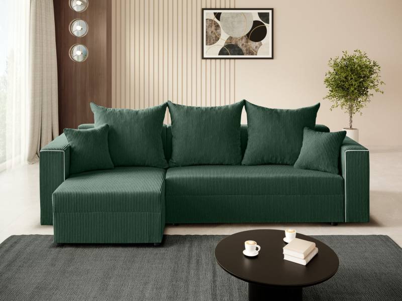 Beautysofa Ecksofa Ecksofa L Hugo – universell, ausklappbar mit Schlaffunktion, mit Bettfunktion und Bettkasten Beautysofa Ecksofa Ecksofa L Hugo – universell, ausklappbar mit Schlaffunktion, mit Bettfunktion und Bettkasten von Beautysofa