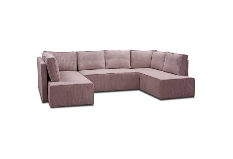 Beautysofa Ecksofa Moderne große bequeme Ecke für Wohnzimmer BADO XL, B:300/H:90/T:195cm von Beautysofa
