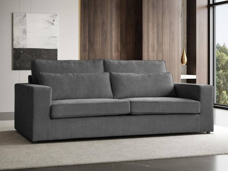 Beautysofa Ecksofa Modernes, stilvolles und elegantes 3-Sitzer-Sofa PARMA, B:225/H:90/T:108cm von Beautysofa
