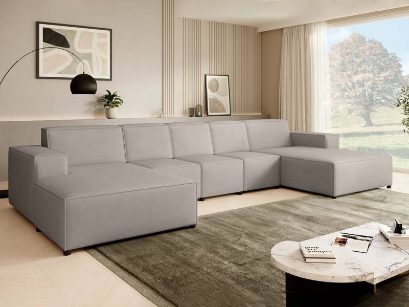 Beautysofa Ecksofa PEDRO U XL, breite Ottomane, Freistehendes Möbel Beautysofa Ecksofa PEDRO U XL, breite Ottomane, Freistehendes Möbel von Beautysofa
