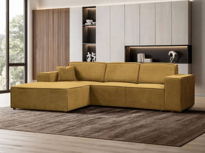 Beautysofa Ecksofa PEDRO, Breite: 267cm, viele Farbvarianten von Beautysofa