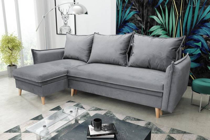 Beautysofa Ecksofa Pillow, Eckcouch mit Schlaffunktion und Bettkasten Beautysofa Ecksofa Pillow, Eckcouch mit Schlaffunktion und Bettkasten von Beautysofa