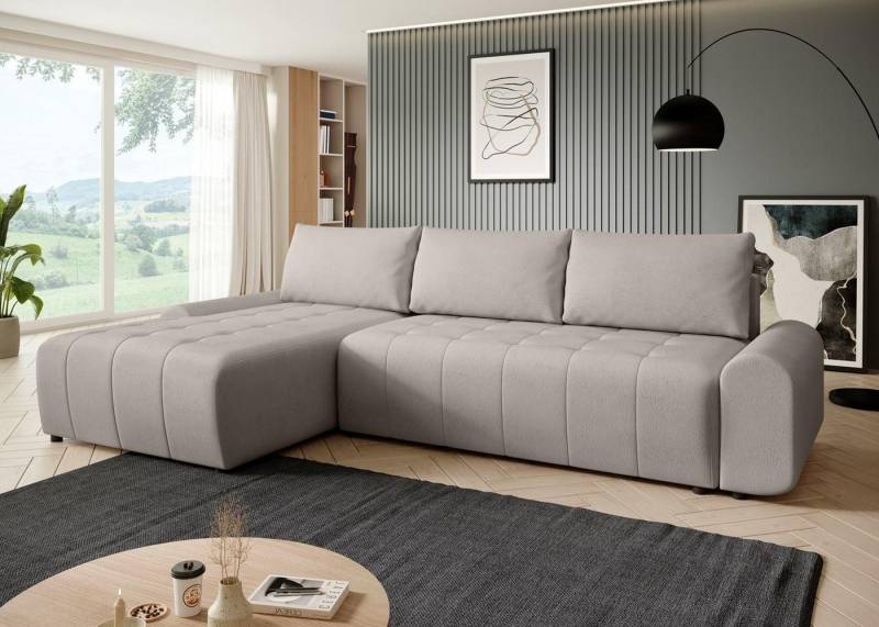 Beautysofa Ecksofa mit Bettkasten COSTA L, viele Farben, im modernen Stil, mit Schlaffunktion von Beautysofa