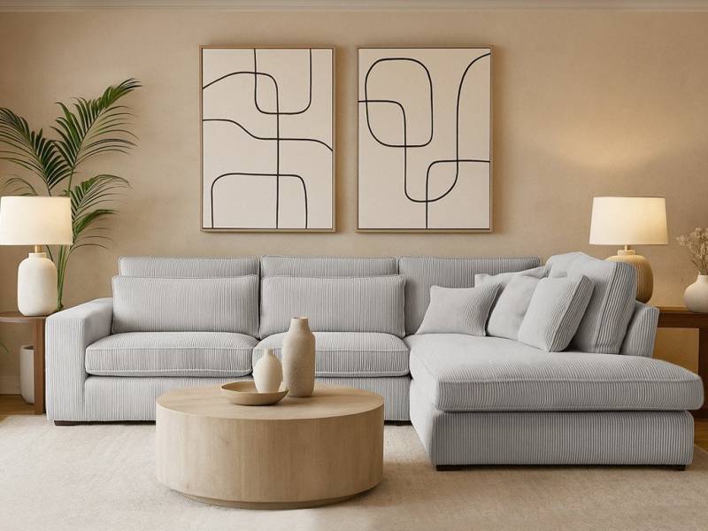 Beautysofa Ecksofa mit dekorativen Kissen PARMA, im modernes Design, klassische Polsterecke inklusive Wellenfedern Beautysofa Ecksofa mit dekorativen Kissen PARMA, im modernes Design, klassische Polsterecke inklusive Wellenfedern von Beautysofa