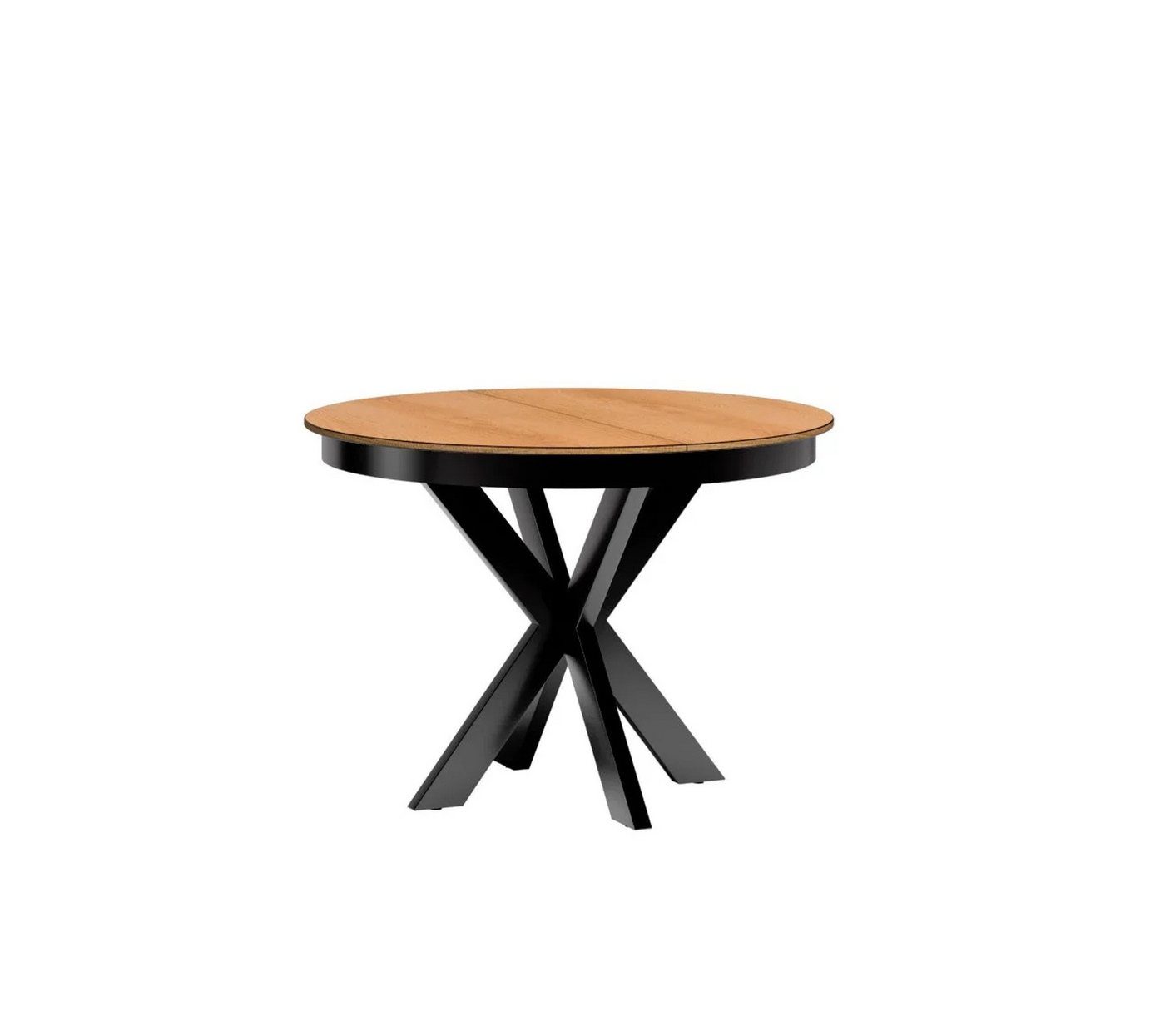 Beautysofa Esstisch FUN F-10 runder Holztisch in Karamell-Eiche, Ø110 cm, ausziehbar bis 150 cm Beautysofa Esstisch FUN F-10 runder Holztisch in Karamell-Eiche, Ø110 cm, ausziehbar bis 150 cm von Beautysofa