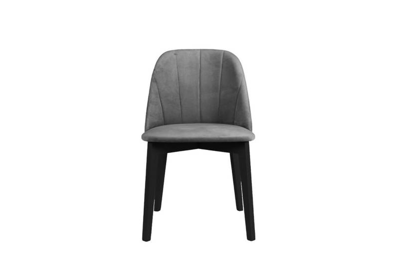 Beautysofa Esszimmerstuhl Eden (Weiß, Schwarz oder Buche Holzbeine, 1 St), Polsterstuhl ohne Armlehne von Beautysofa