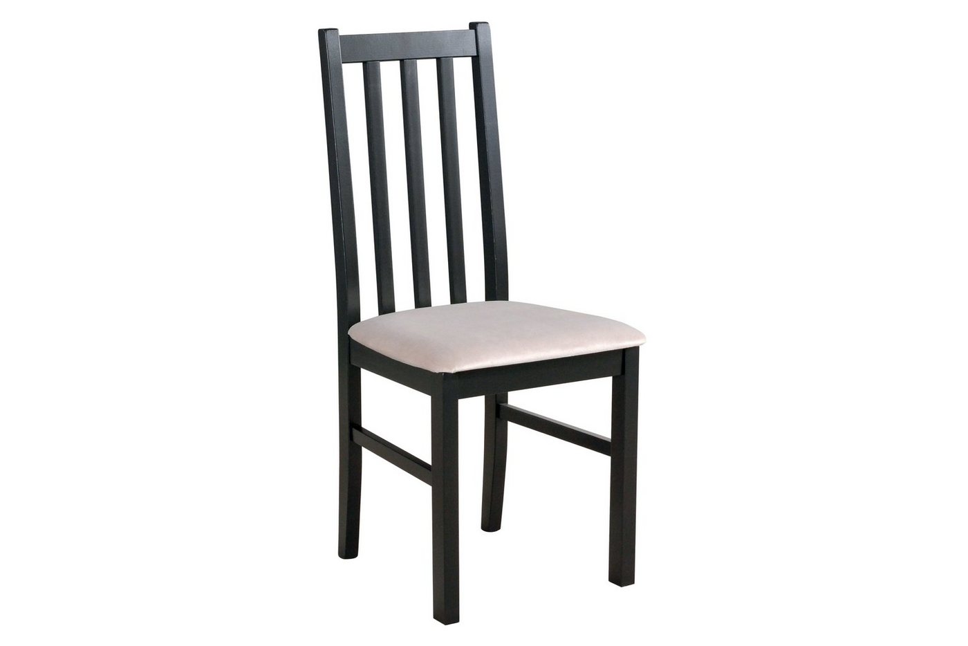 Beautysofa Esszimmerstuhl Stuhl BOSS (2 Stk. pro Satz) aus Holz mit gepolstertem Sitz (2 St), Beine:schwarz,weiß,Nuss,sonoma,stirling,grandson von Beautysofa