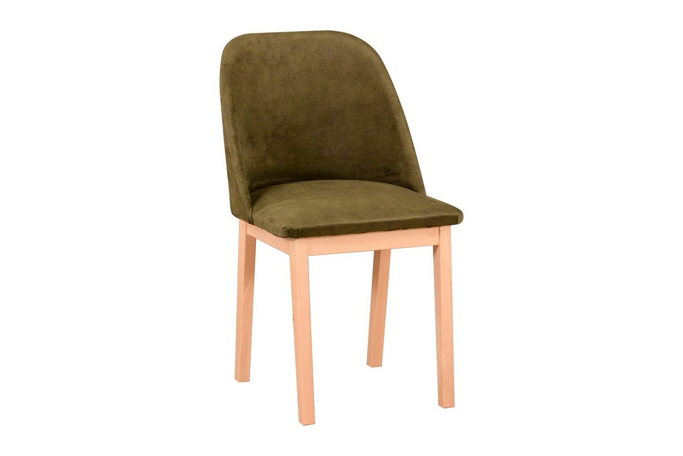Beautysofa Esszimmerstuhl Stuhl Monti (2 Stk. pro Satz) aus Holz mit gepolstertem Sitz (4 St), Hergestellt aus Holz von Beautysofa