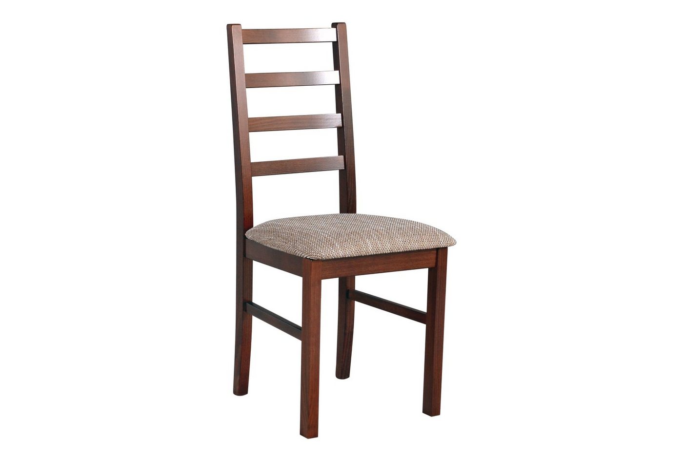 Beautysofa Esszimmerstuhl Stuhl Nilo VIII (2 Stk. pro Satz) aus Holz mit gepolstertem Sitz (2 St), füße:buche,sonoma,eiche grandson, stirling, schwarz, weiß von Beautysofa