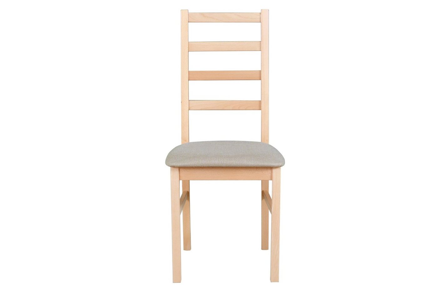 Beautysofa Esszimmerstuhl Stuhl Nilo VIII (2 Stk. pro Satz) aus Holz mit gepolstertem Sitz (6 St), füße:buche,sonoma,eiche grandson, stirling, schwarz, weiß von Beautysofa