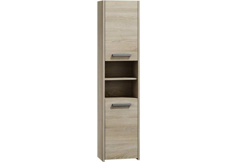 Beautysofa Hochschrank Lago III (40 cm breit Badschrank, (Weiß, Artisan, Sonoma, Wenge, Anthrazit) 2-türig Badschrank von Beautysofa