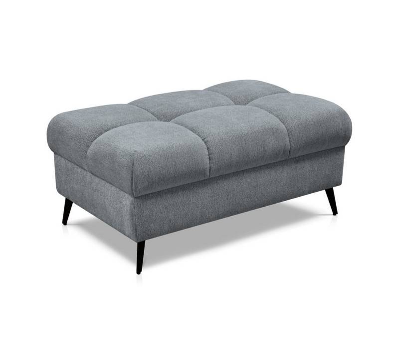 Beautysofa Hocker mit Metallbeine VINNI, Modernes Design, erhältlich in vielen Farben von Beautysofa