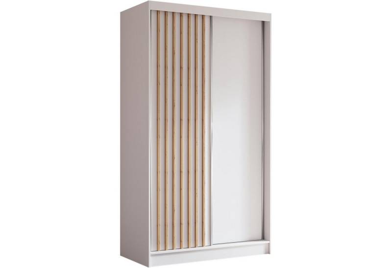 Beautysofa Kleiderschrank HELIOS II Breite: 120 oder 240cm, mit Lamellen, viele Farbvarianten von Beautysofa