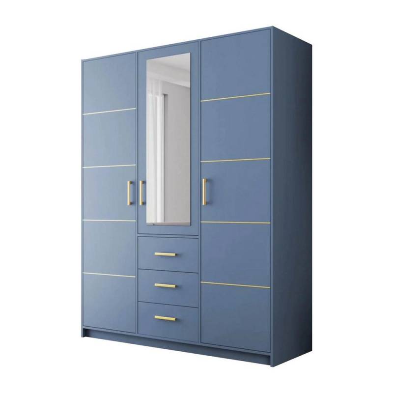 Beautysofa Kleiderschrank Kleiderschrank mit Spiegel BALID D3 von Beautysofa