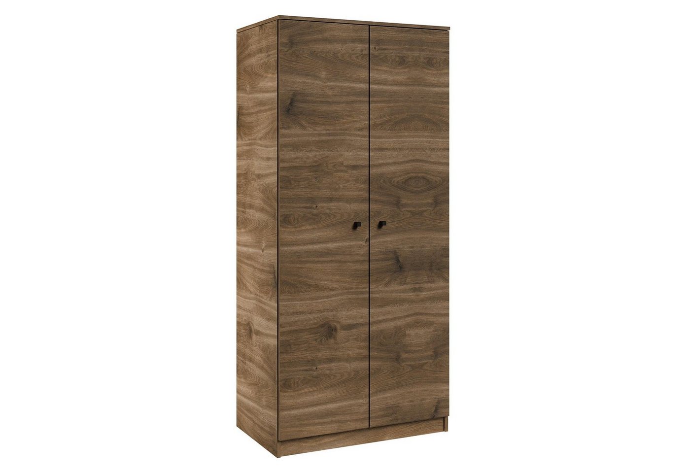 Beautysofa Kleiderschrank W9 (stilvoll Drehtürenschrank) inkl. 2 Drehtüren, Kleiderstange, 5 Innenregale, Schrank in Loft Stil von Beautysofa